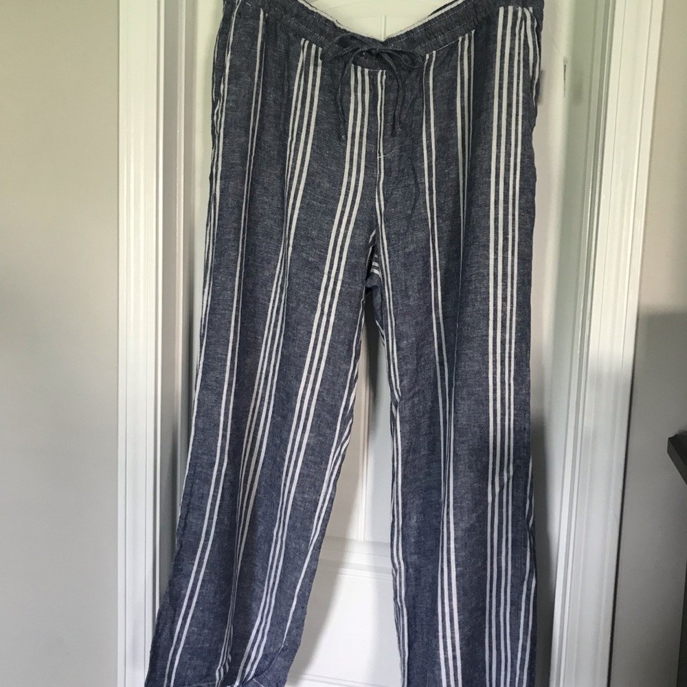 Old Navy Wide Leg Linen Pants